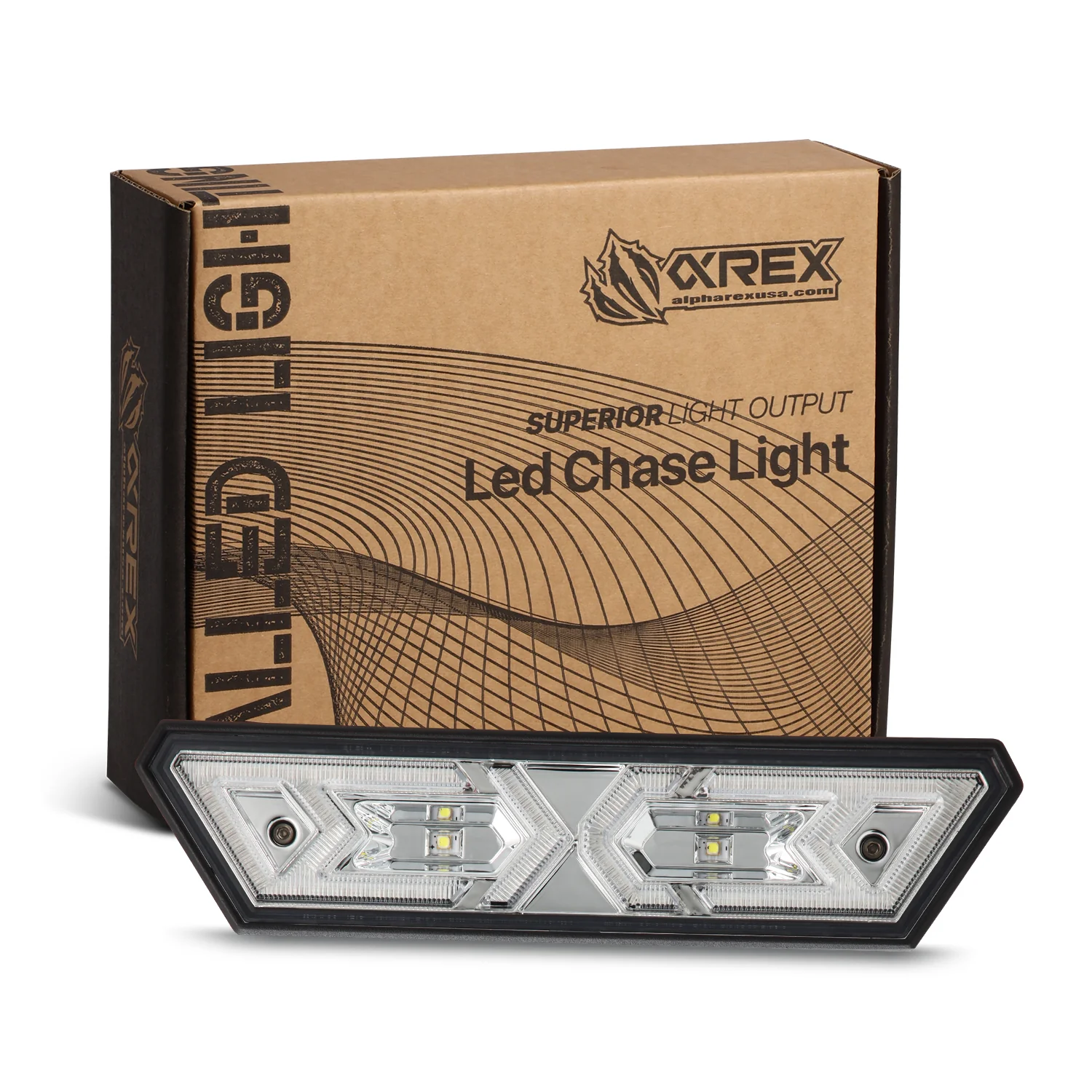 AlphaRex Arrow-X Multi-functional Off-Road Chase Light - Clear