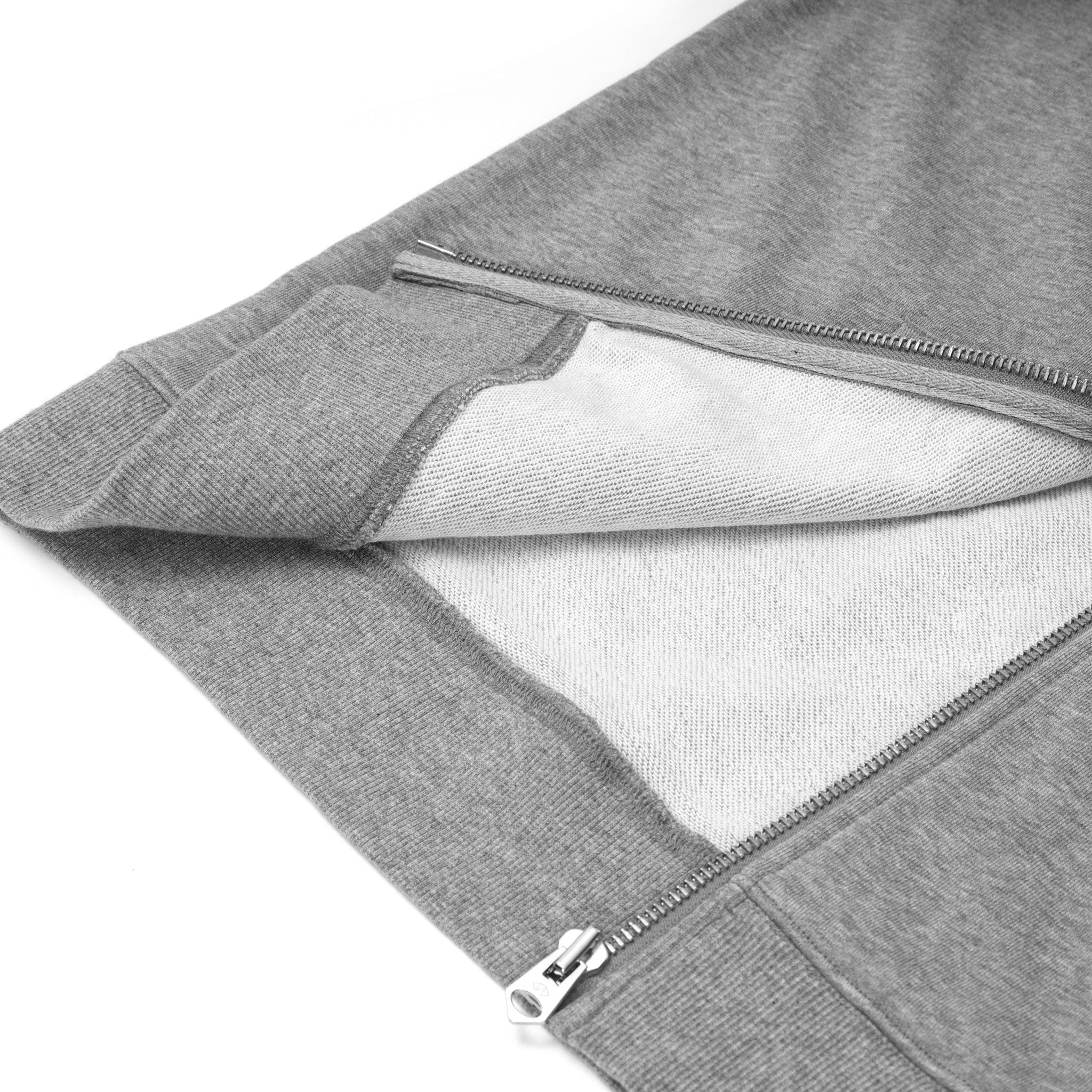 AlphaRex Cali-Light Zip Up Hoodie Grey - Image 11