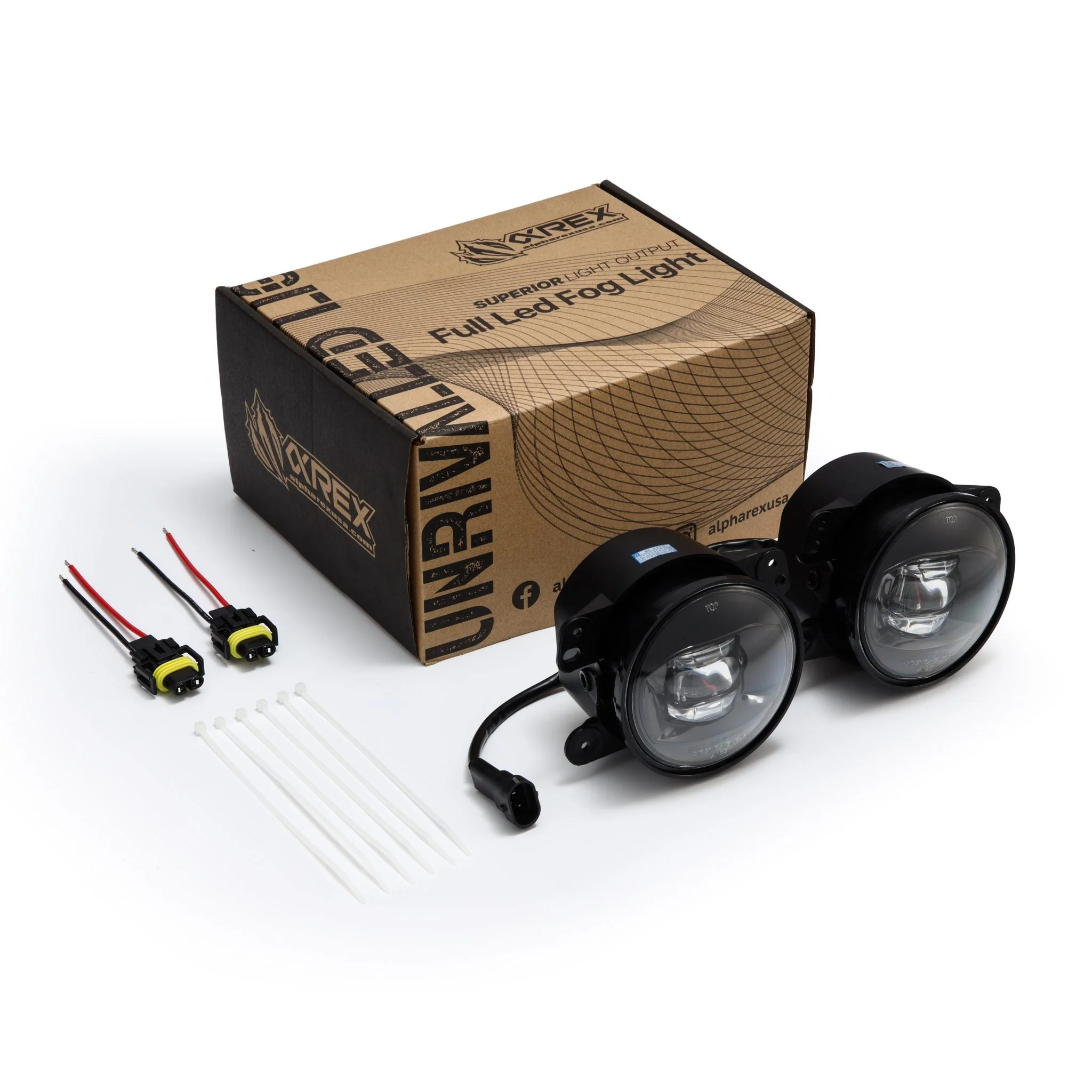 Universal Chrysler/Dodge/Hummer/Jeep DoubleTap Dual Color LED Projector Fog Lights - Image 5